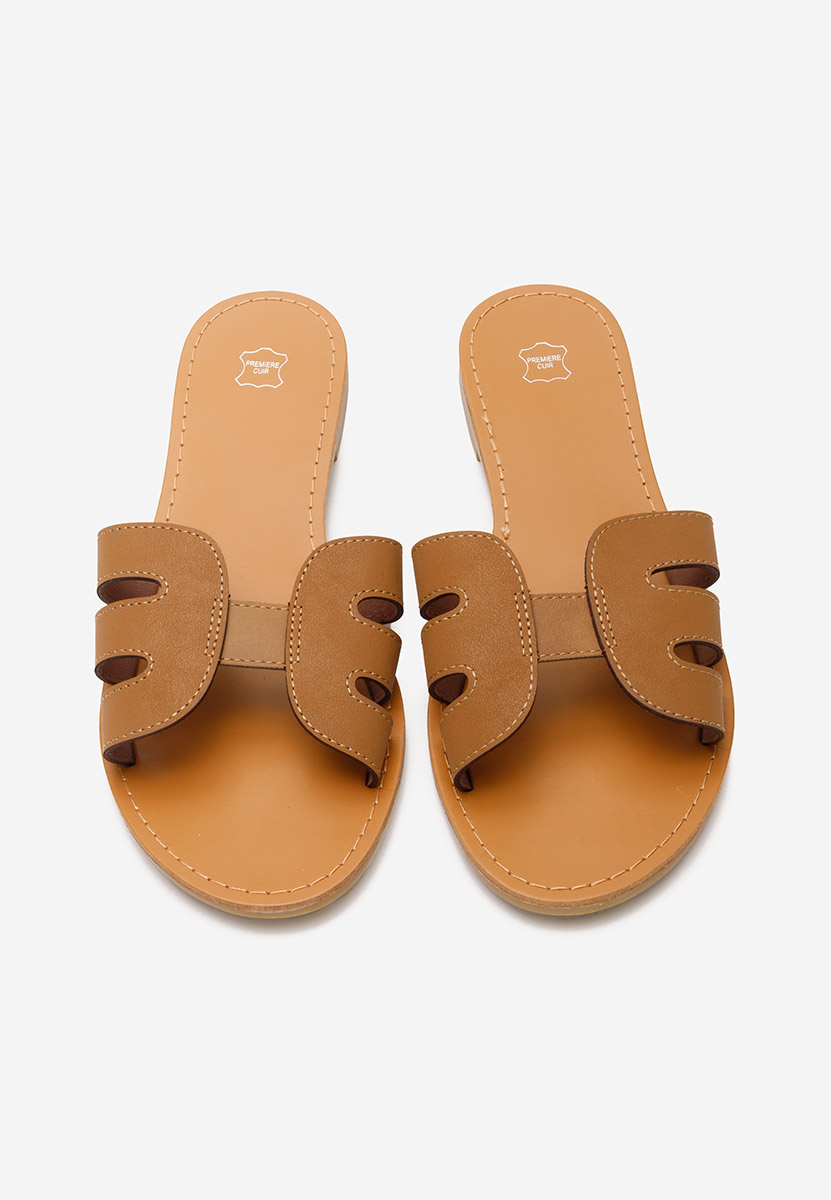 Strina camel sarok nélküli papucs