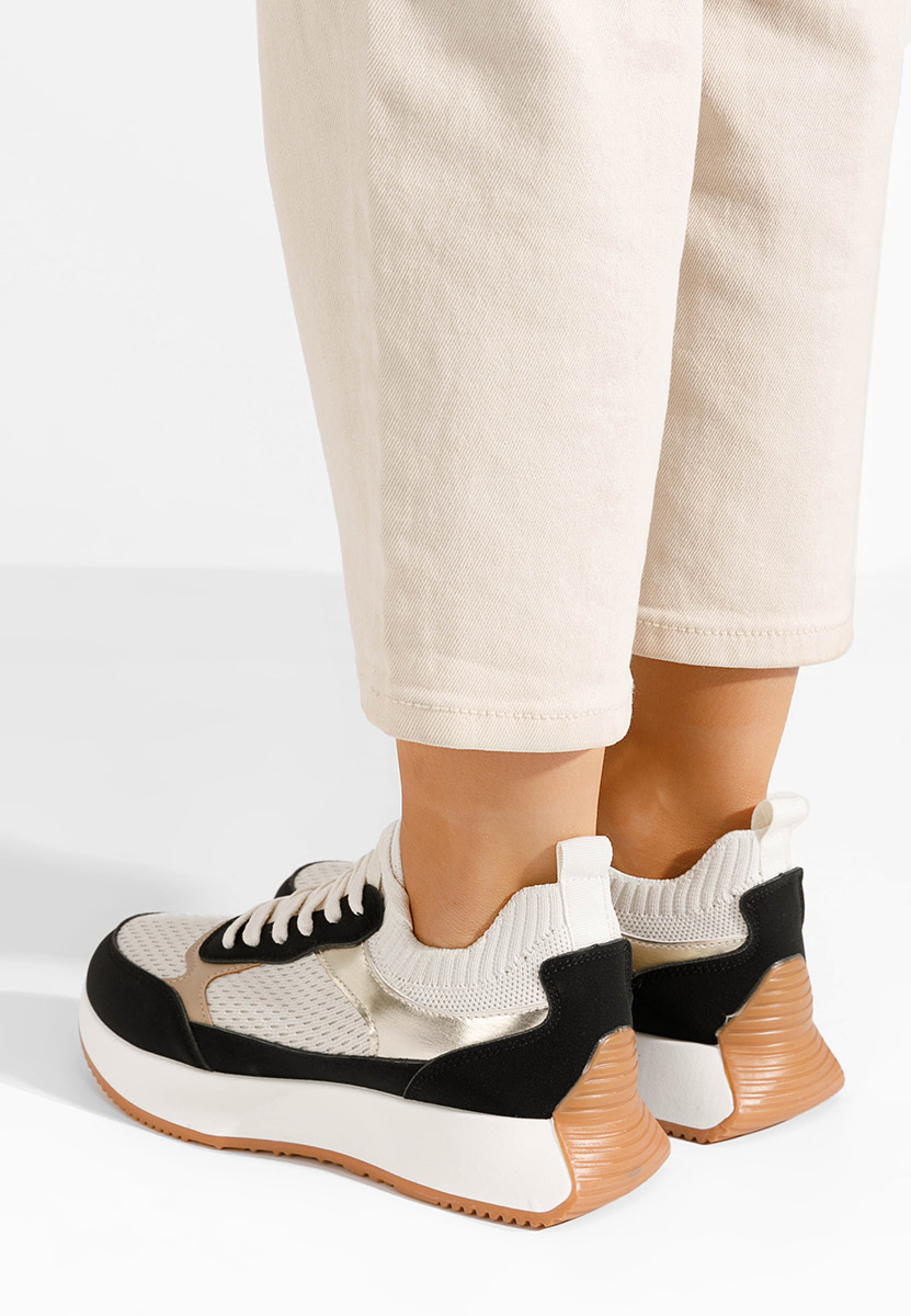 Xaria fekete telitalpú platform sneaker