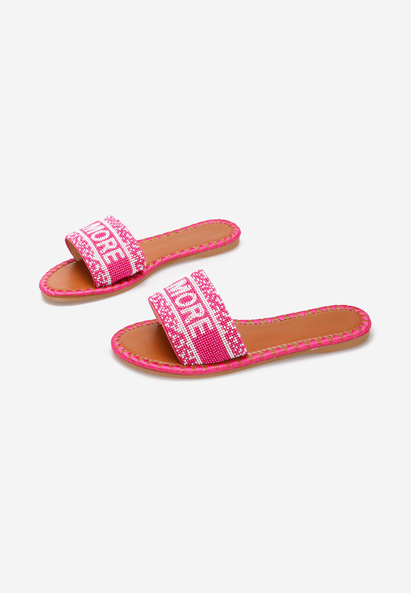 Alasia fuxia sarok nélküli papucs