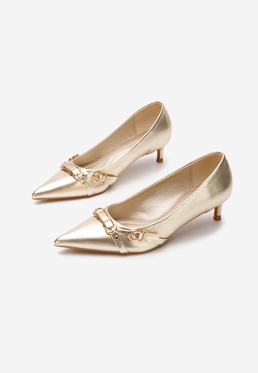 Zelma aranyszínü tűsarkú cipő 
