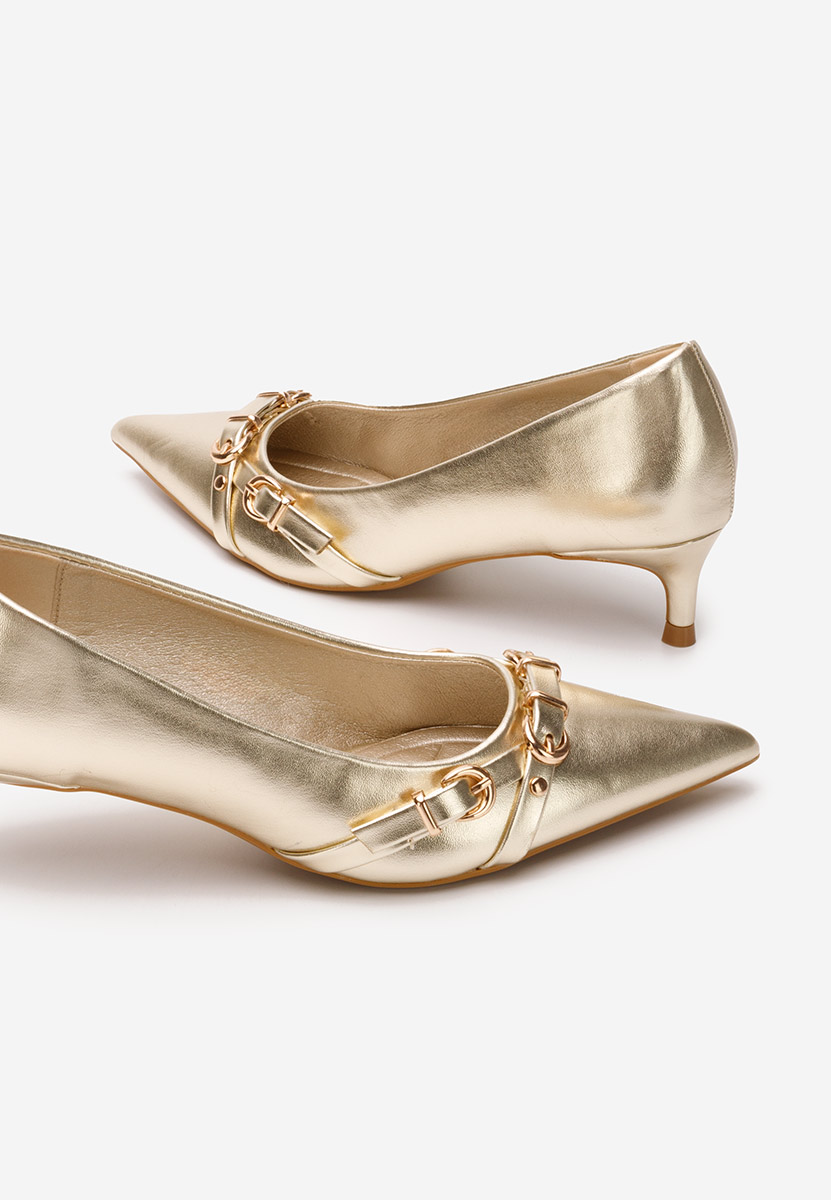 Zelma aranyszínü tűsarkú cipő 