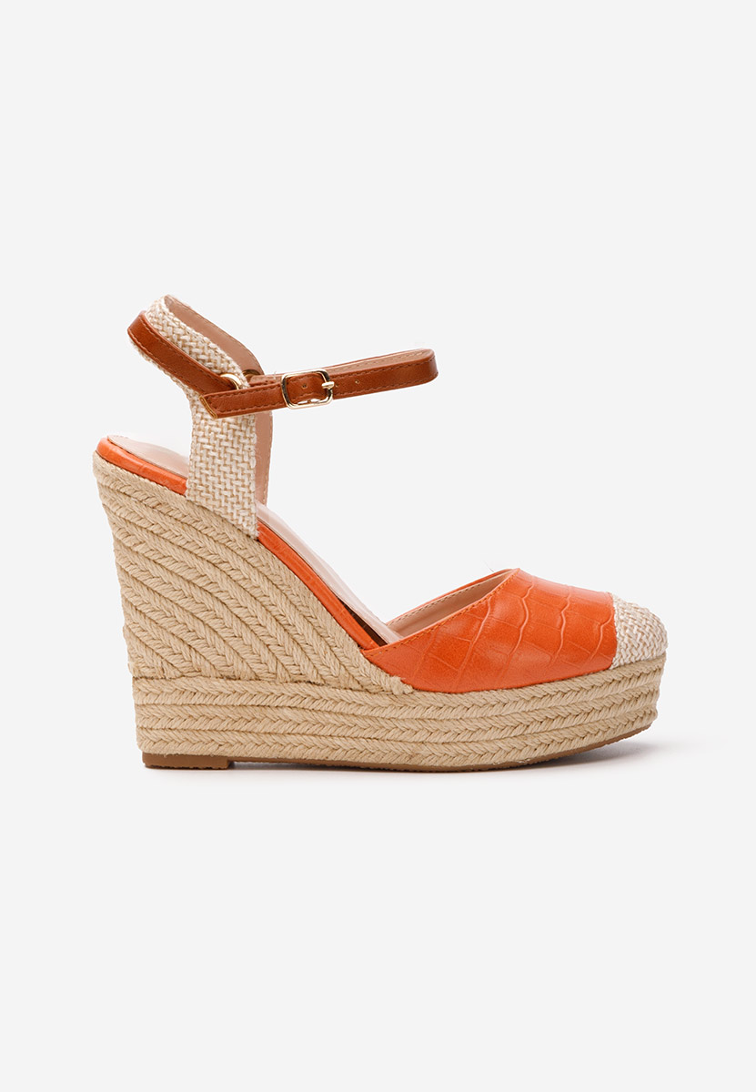 Benisa v2 narancssárga platform szandál