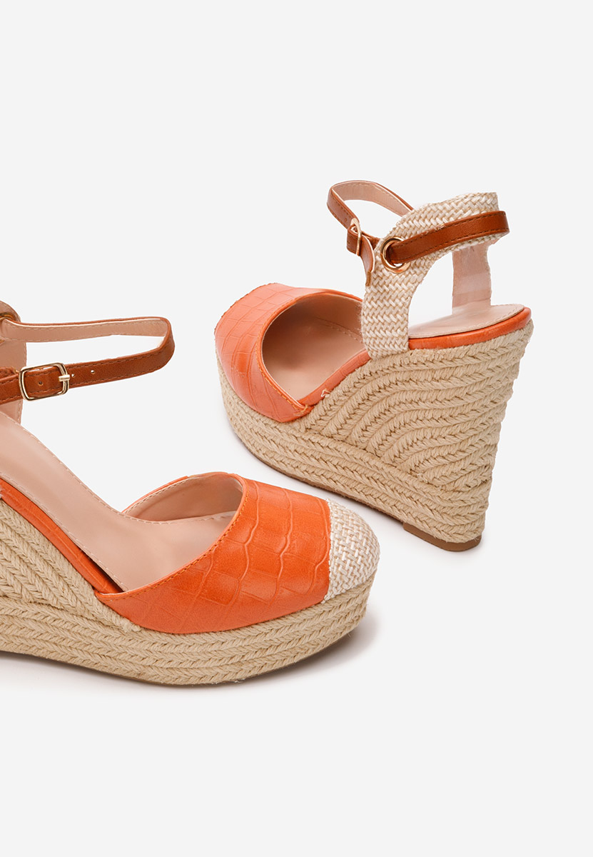 Benisa v2 narancssárga platform szandál