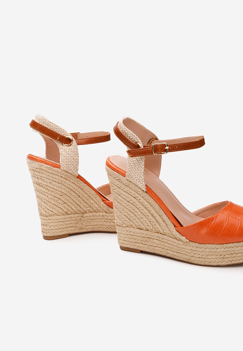Benisa v2 narancssárga platform szandál