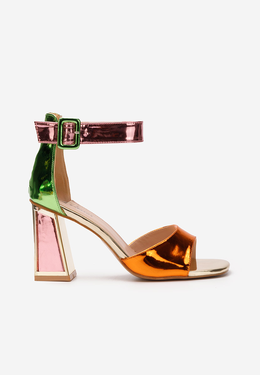 Welia v2 sokszínü vastag sarkú szandál 