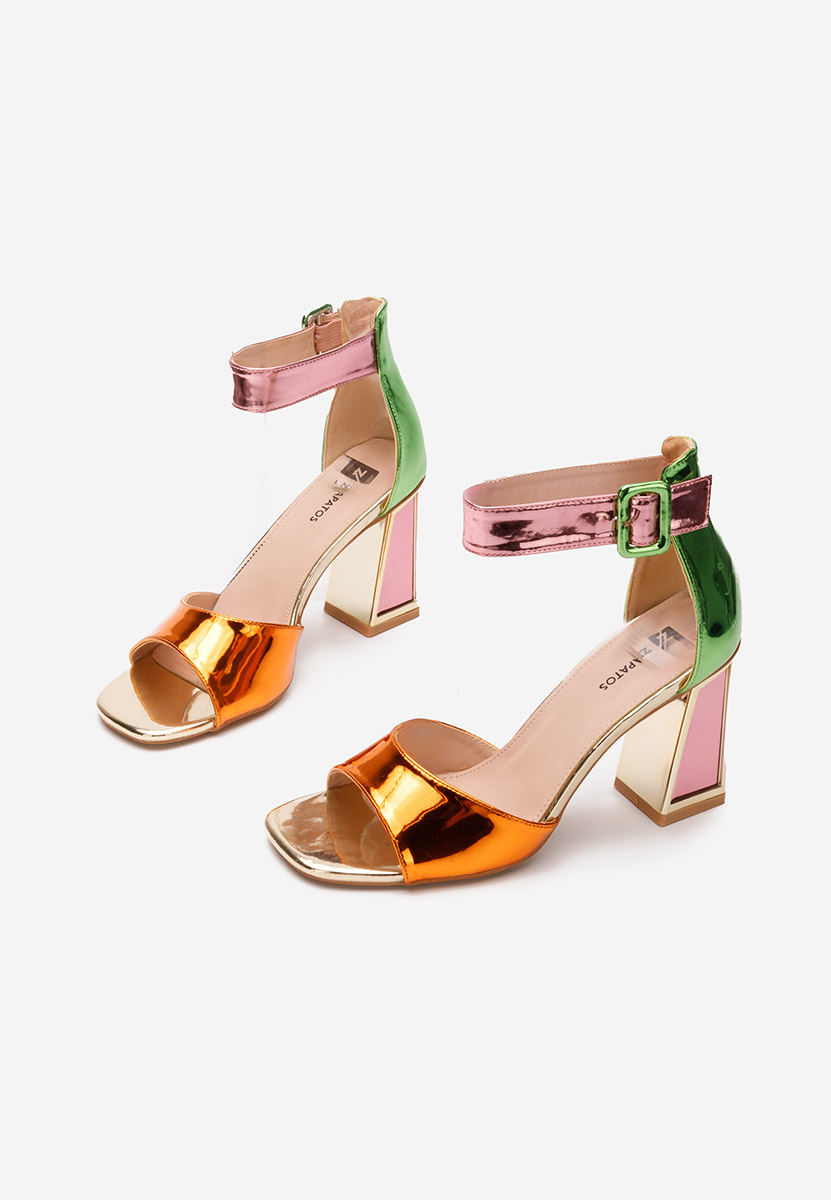 Welia v2 sokszínü vastag sarkú szandál 