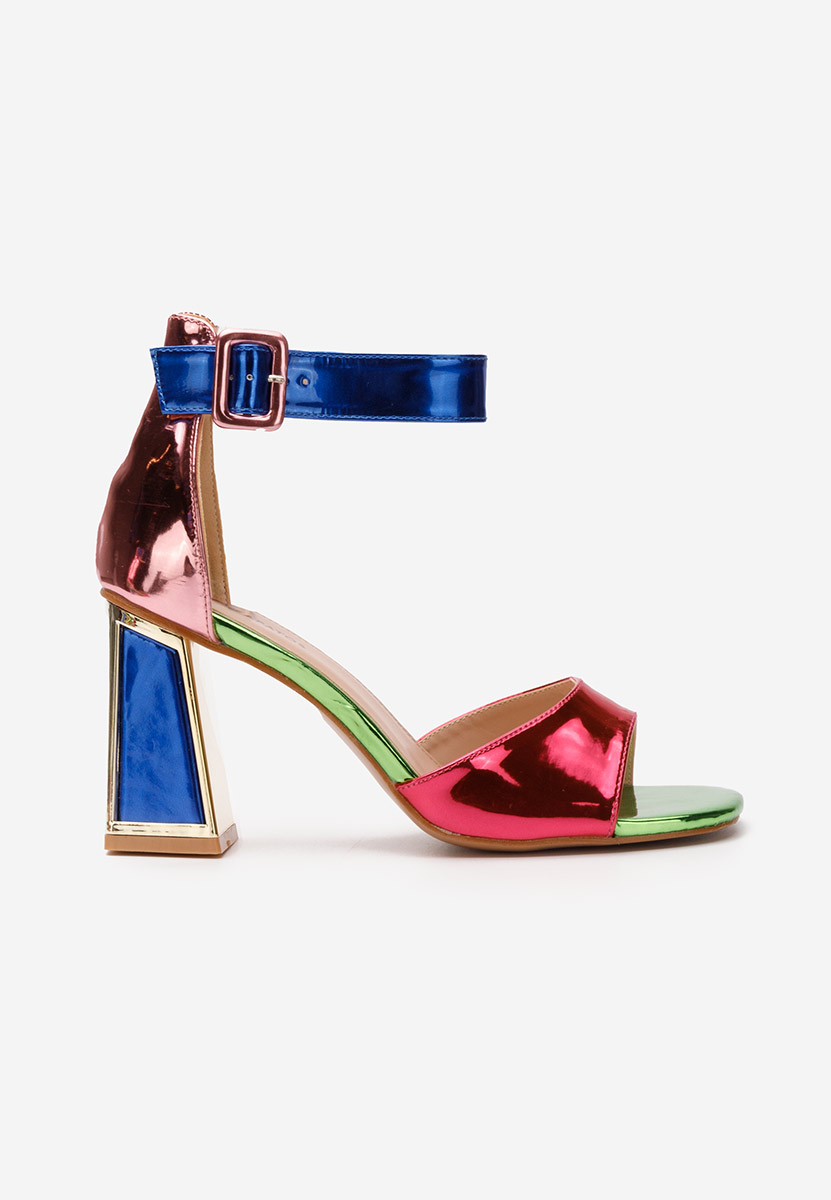 Welia v4 sokszínü vastag sarkú szandál 