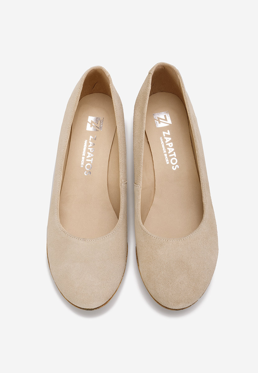 Sonia bézs platform cipők