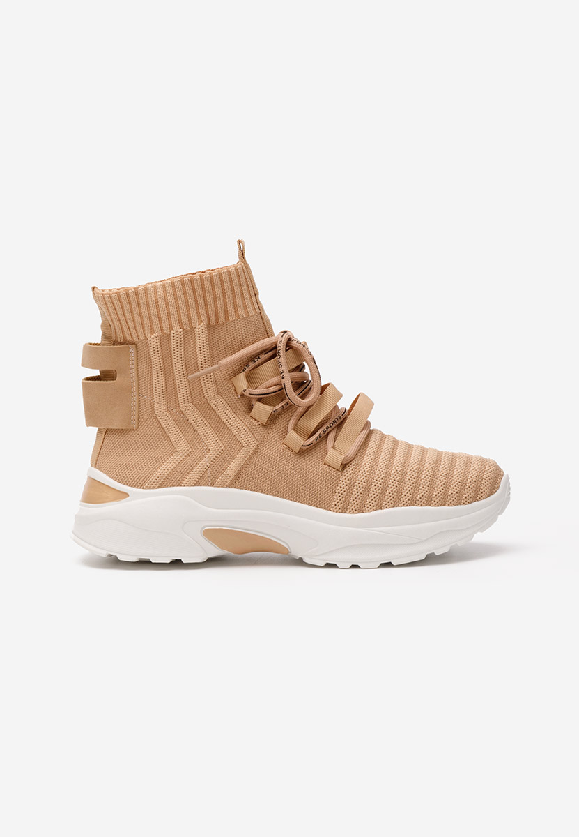 Karrie khaki magasszárú tornacipő