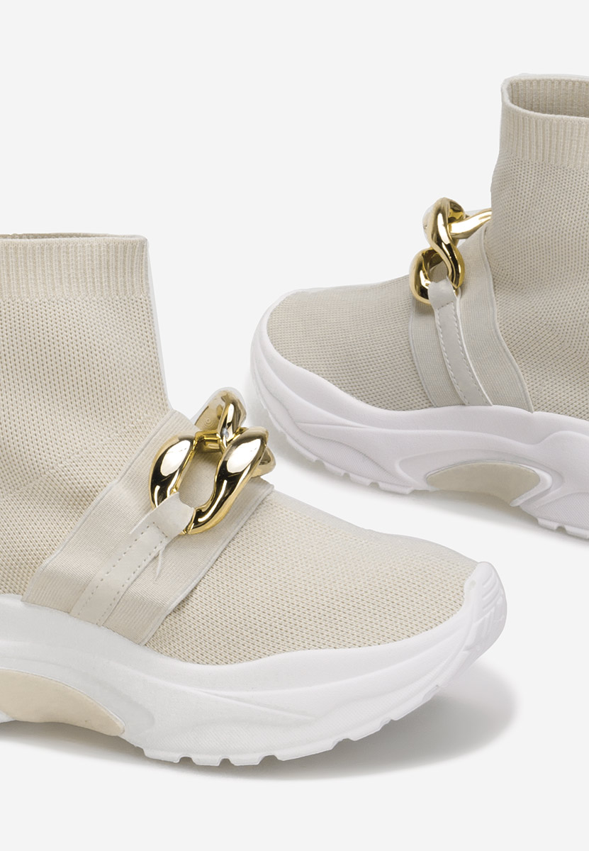 Alone bézs női sneaker cipők