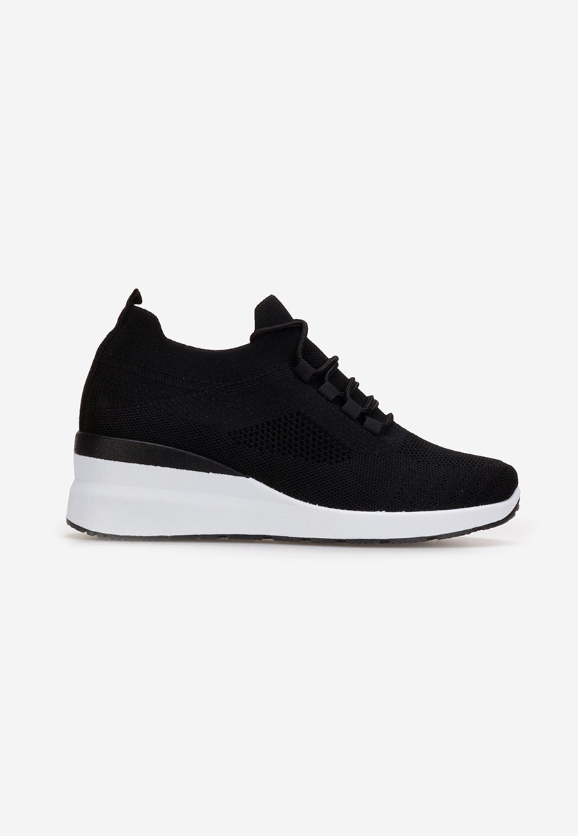 Boka v2 fekete platform sneaker cipő 