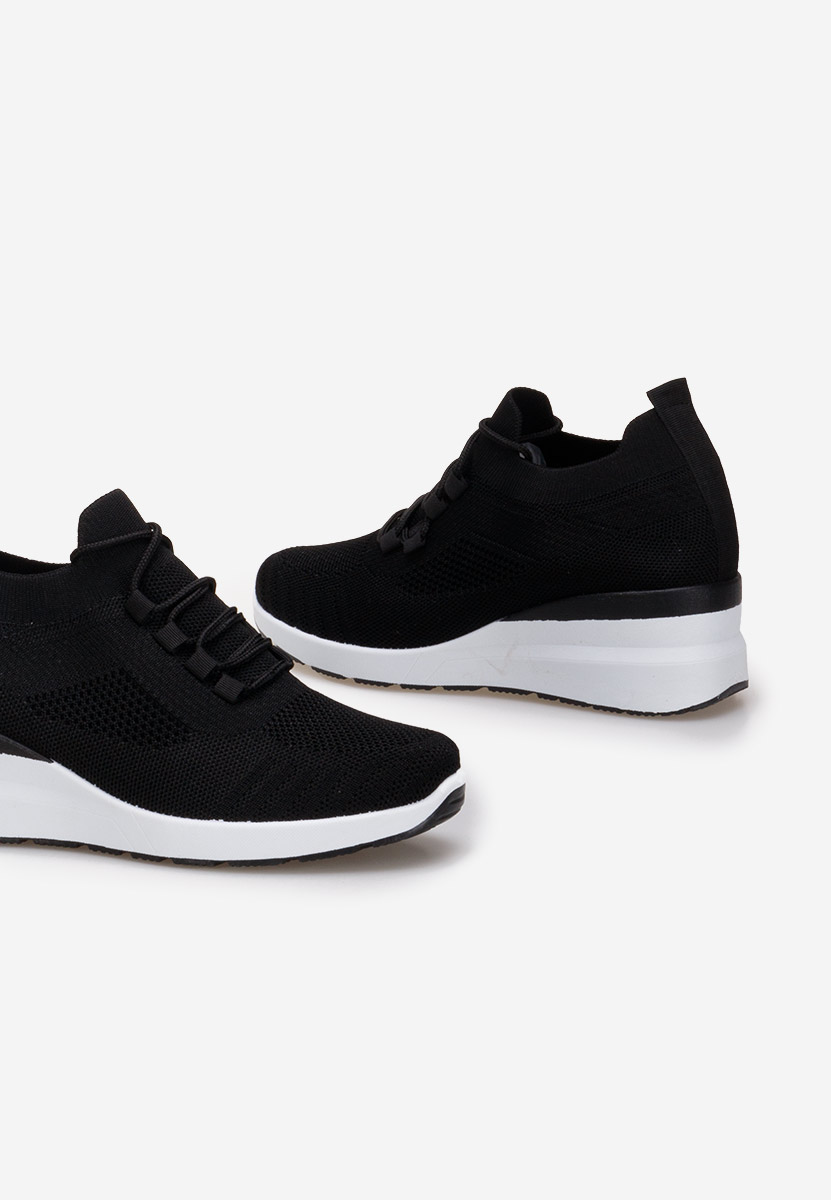 Boka v2 fekete platform sneaker cipő 