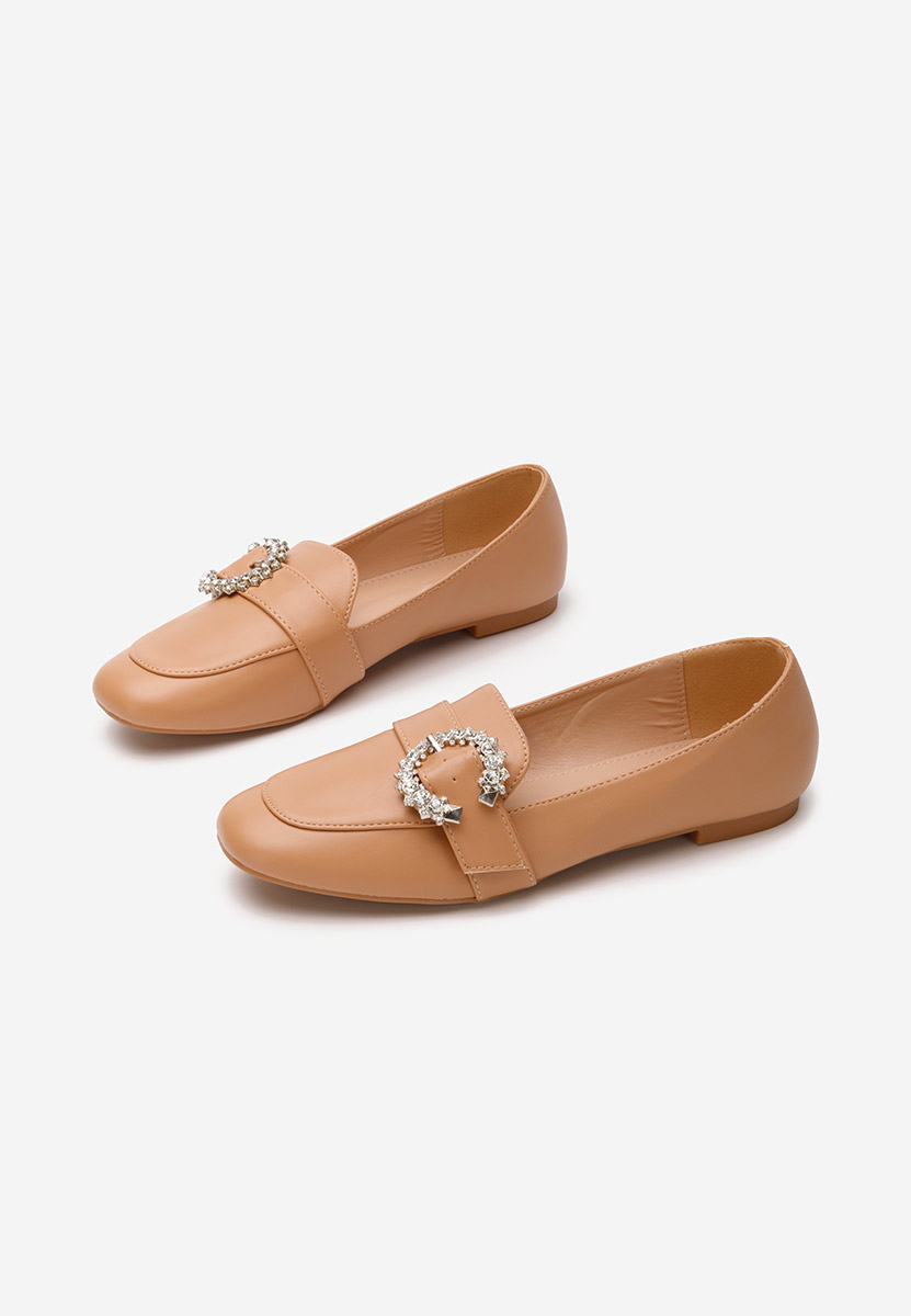 Madalena camel női elegáns mokaszín