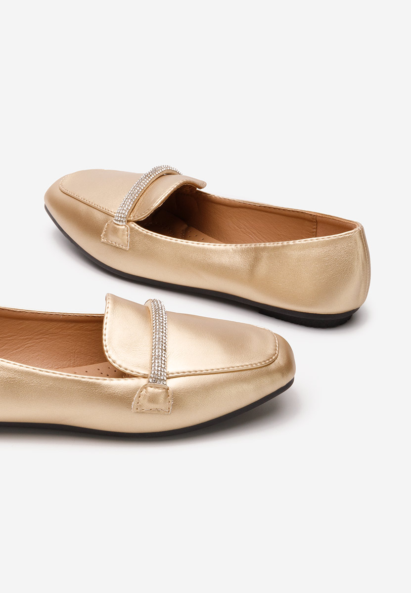 Carre aranyszínü női mokaszín