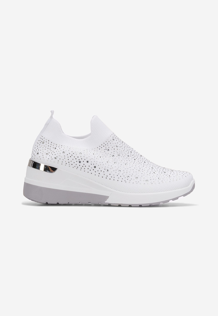 Alsina fehér platform sneaker cipő 