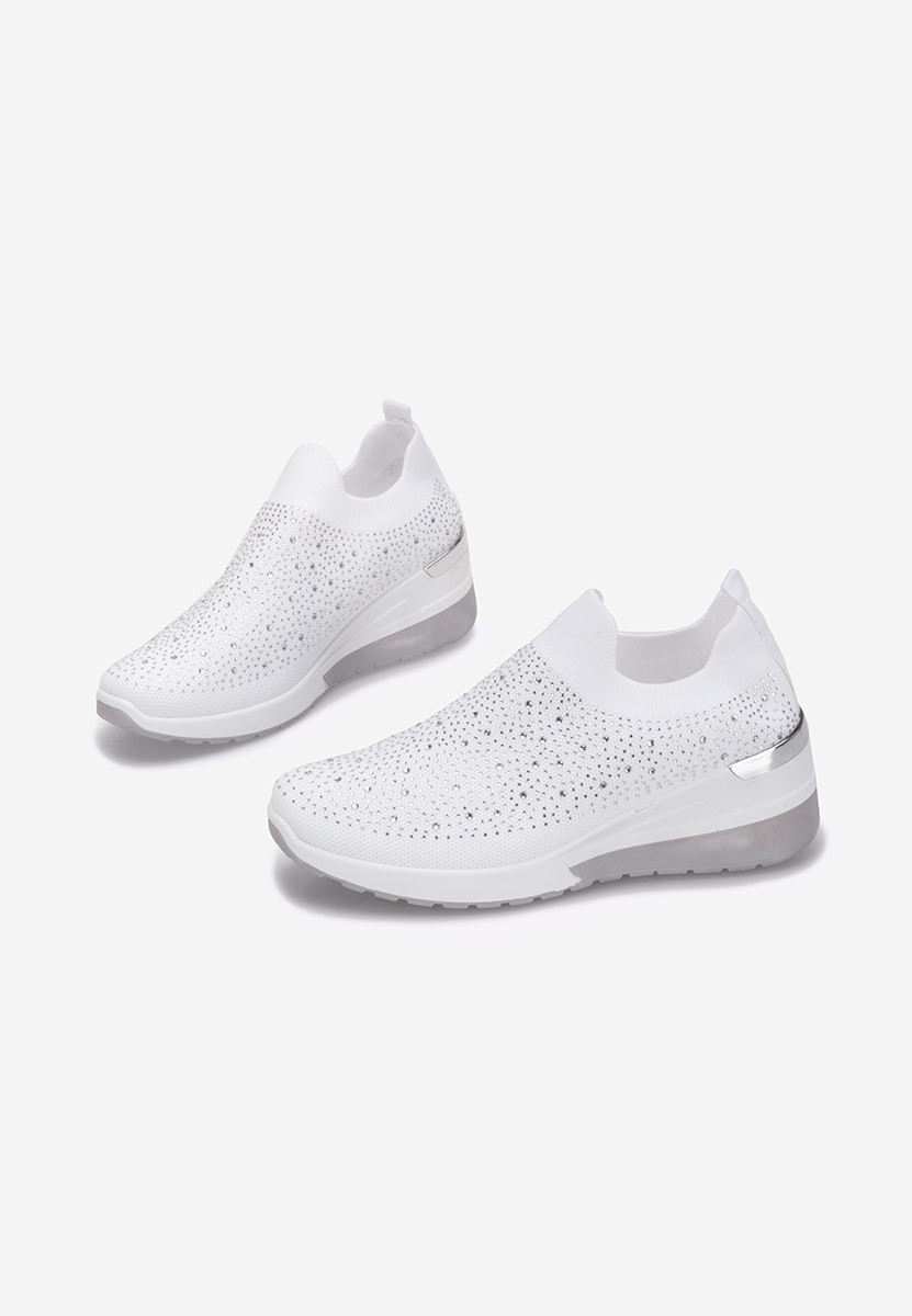 Alsina fehér platform sneaker cipő 