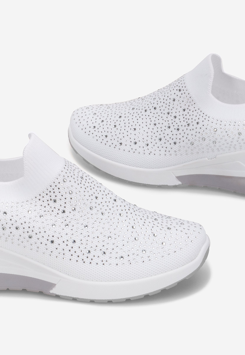 Alsina fehér platform sneaker cipő 