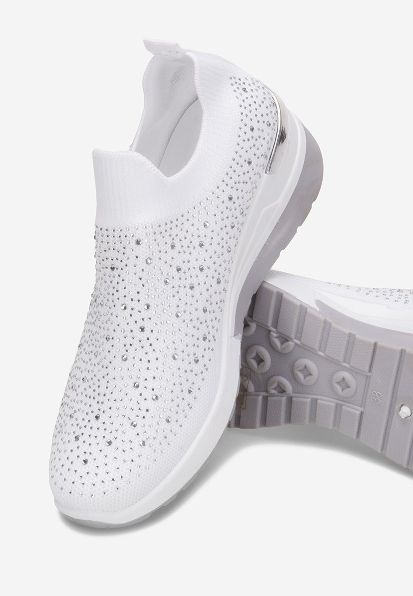 Alsina fehér platform sneaker cipő 