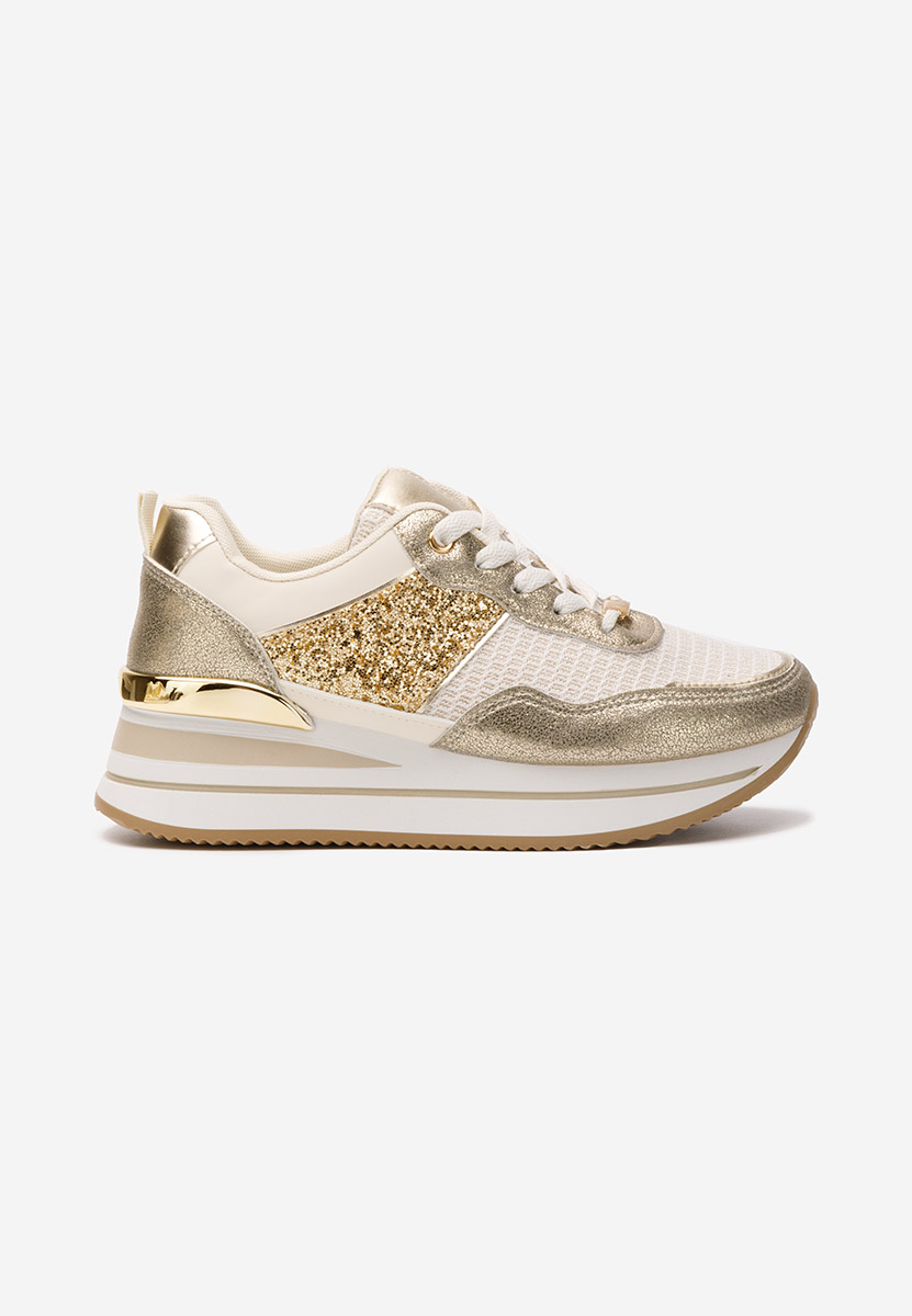 Hanifa bézs platform sneaker cipő 