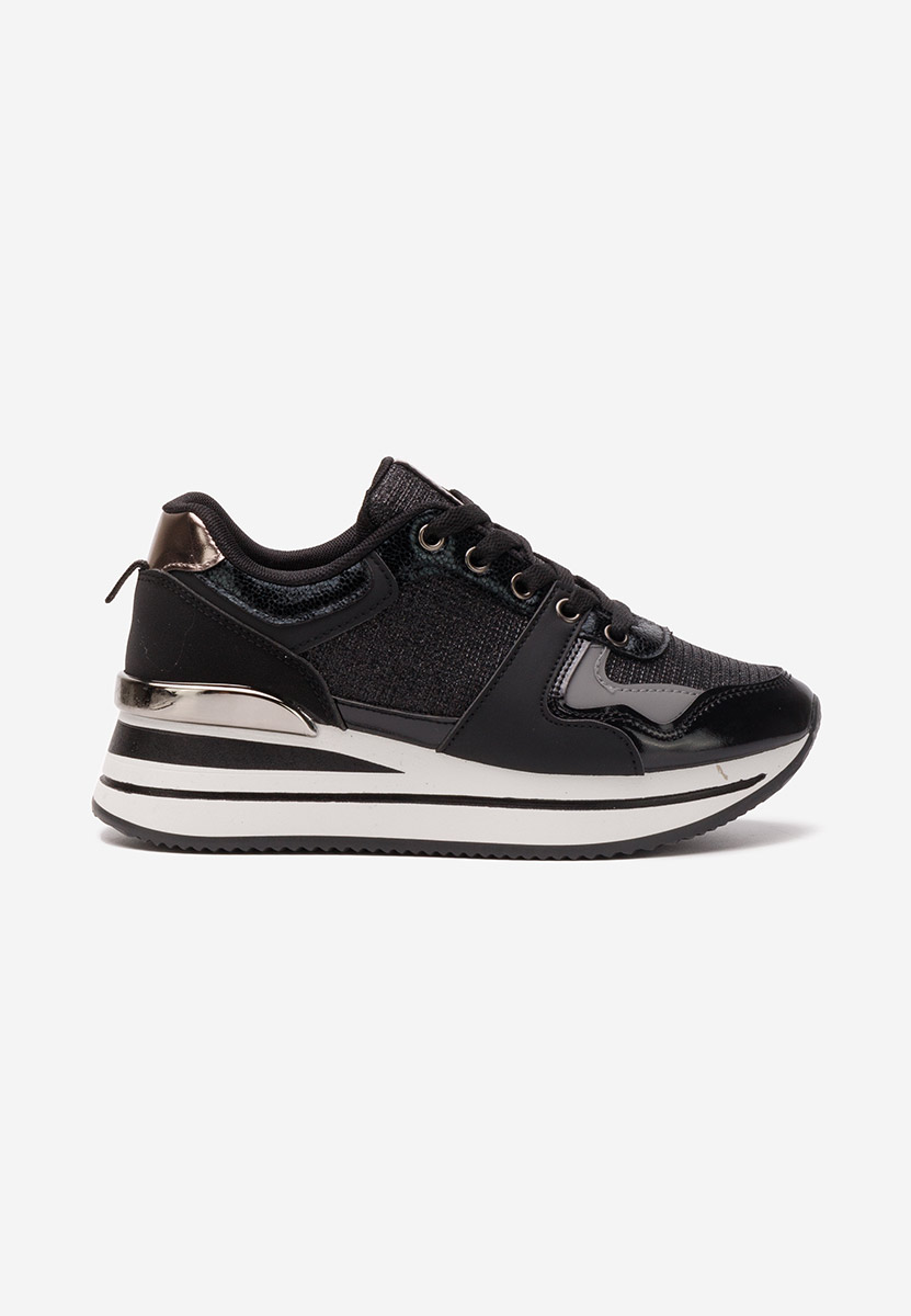 Daisie fekete telitalpú platform sneaker