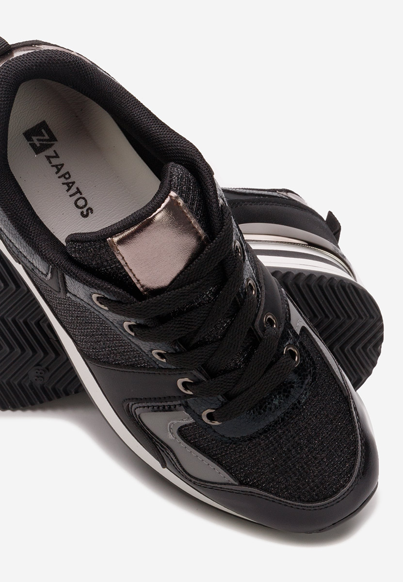 Daisie fekete telitalpú platform sneaker