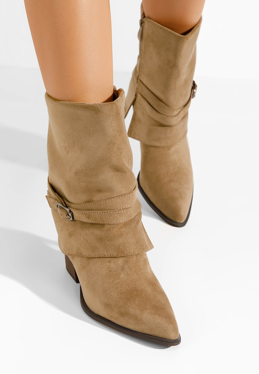 Katalena khaki cowboy csizma