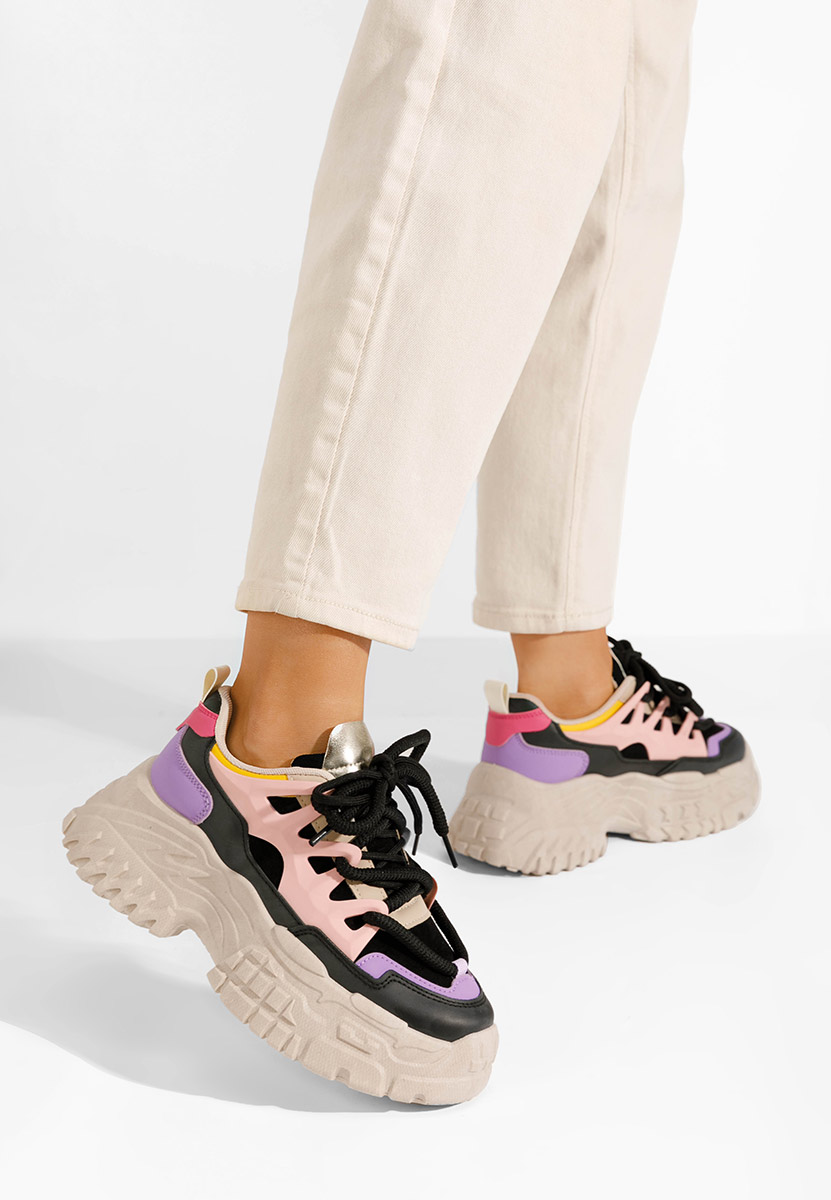 Adane sokszínü telitalpú platform sneaker