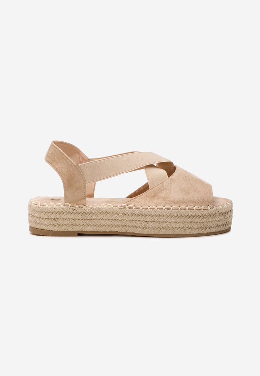 Nola bézs espadrilles szandál