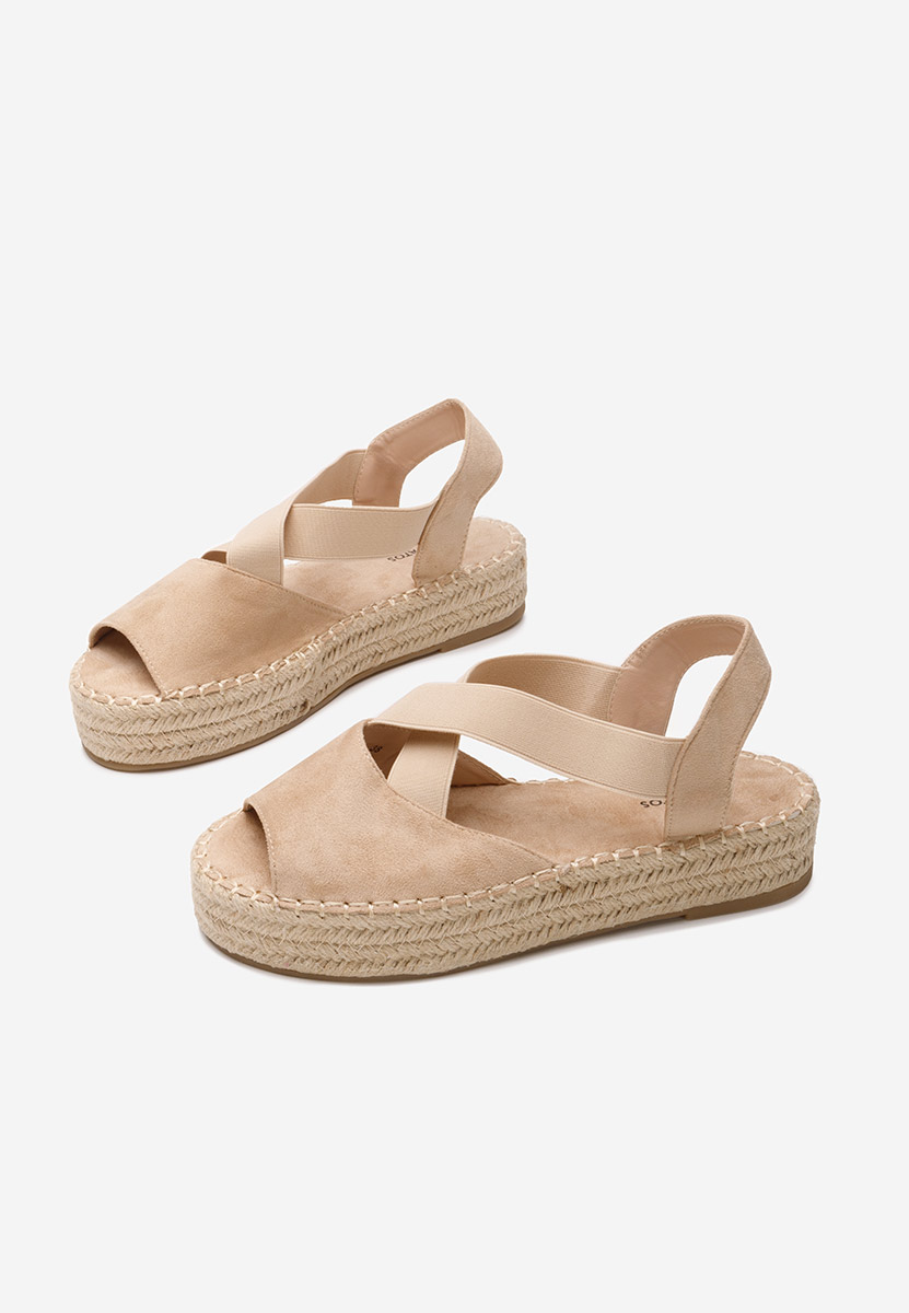 Nola bézs espadrilles szandál