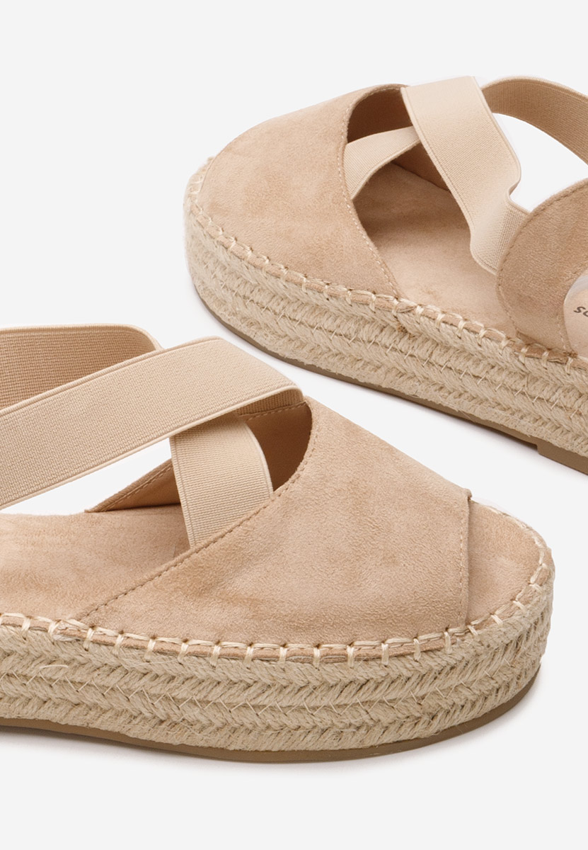 Nola bézs espadrilles szandál