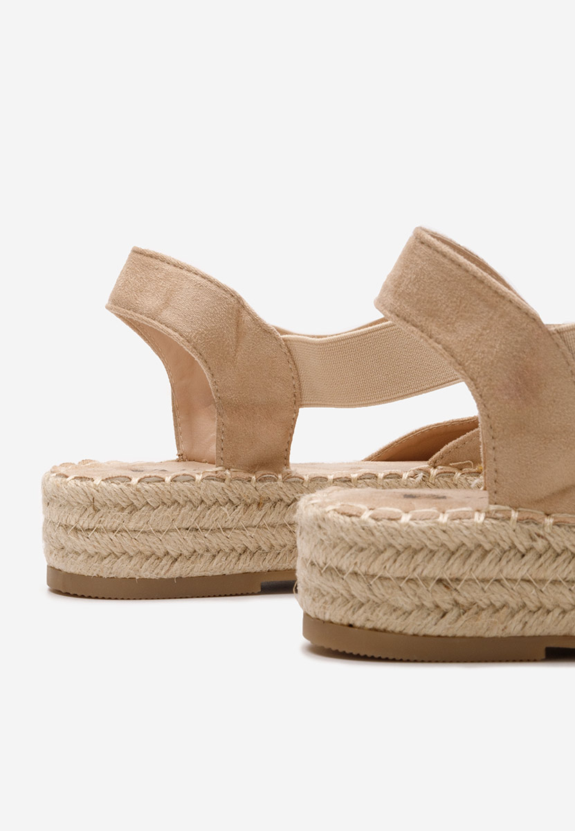 Nola bézs espadrilles szandál