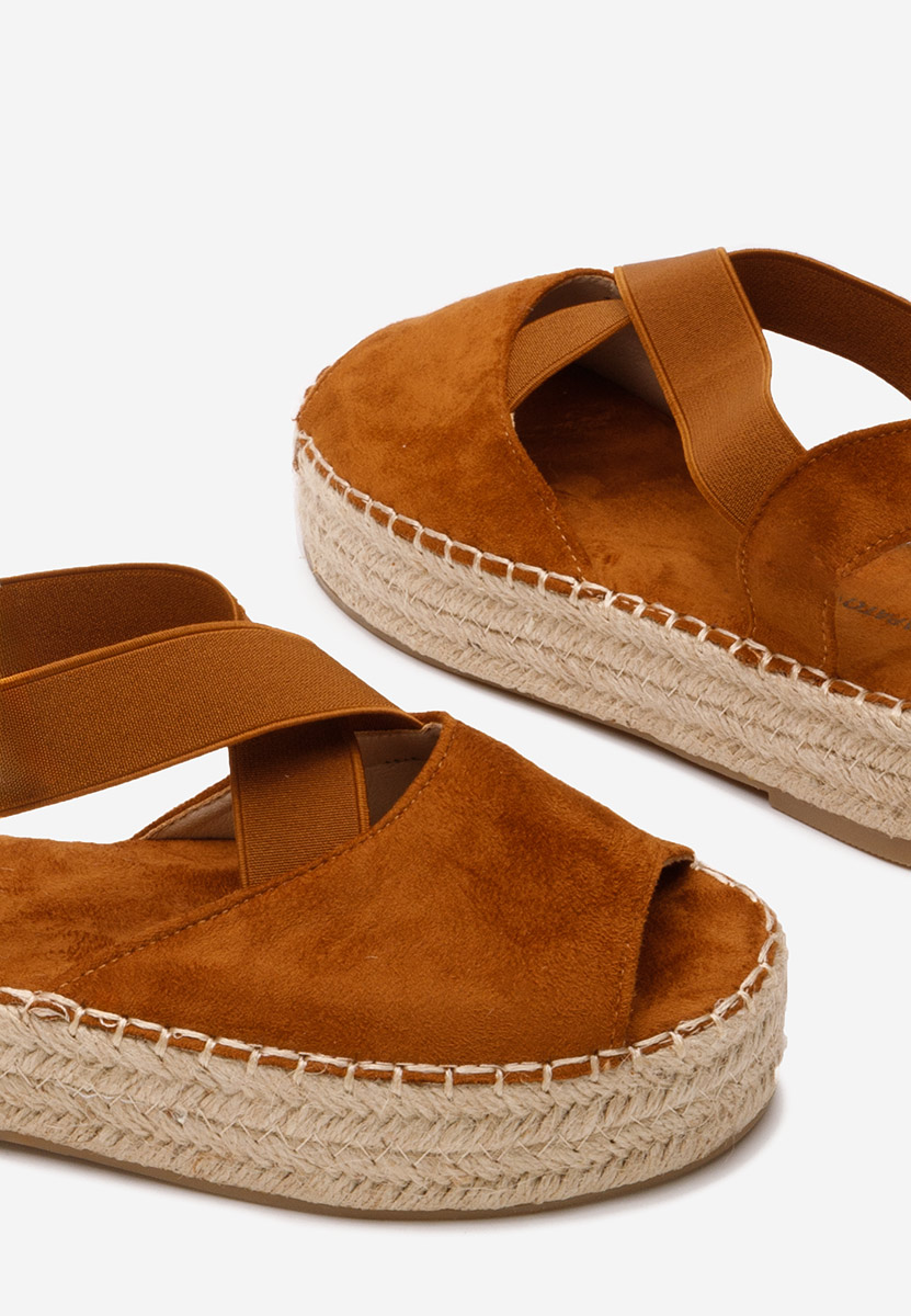 Nola barna espadrilles szandál