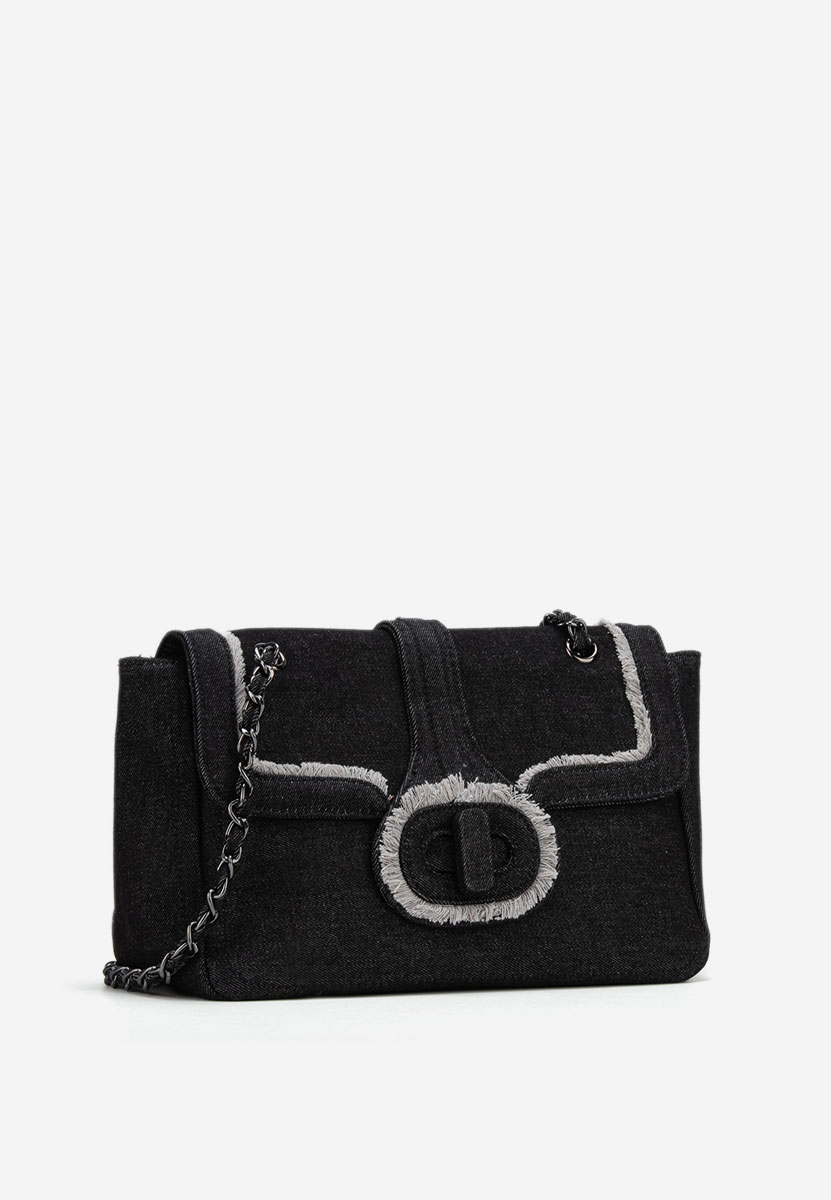 Laiza fekete boríték táska