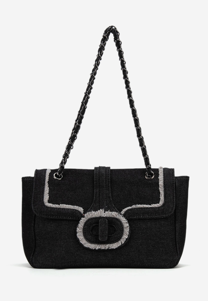 Laiza fekete boríték táska