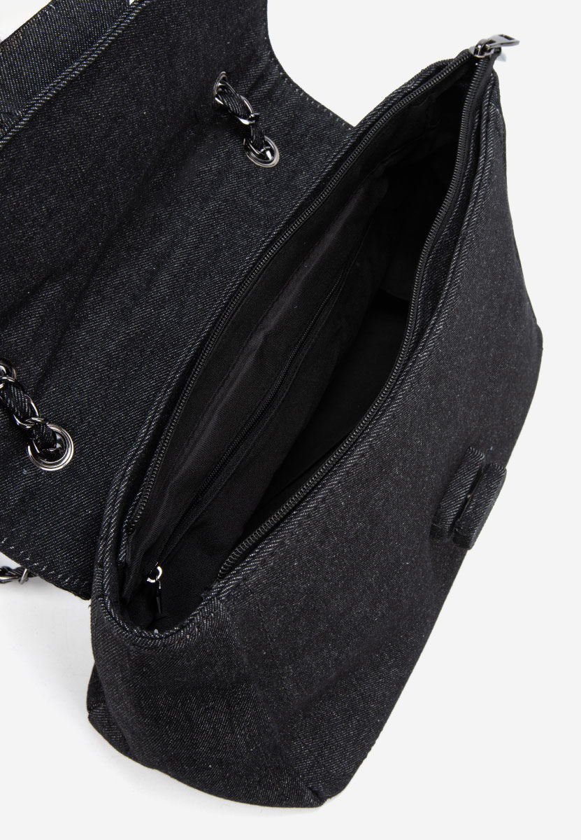 Laiza fekete boríték táska