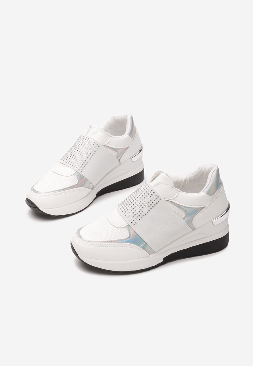 Valesca fehér platform sneaker cipő 