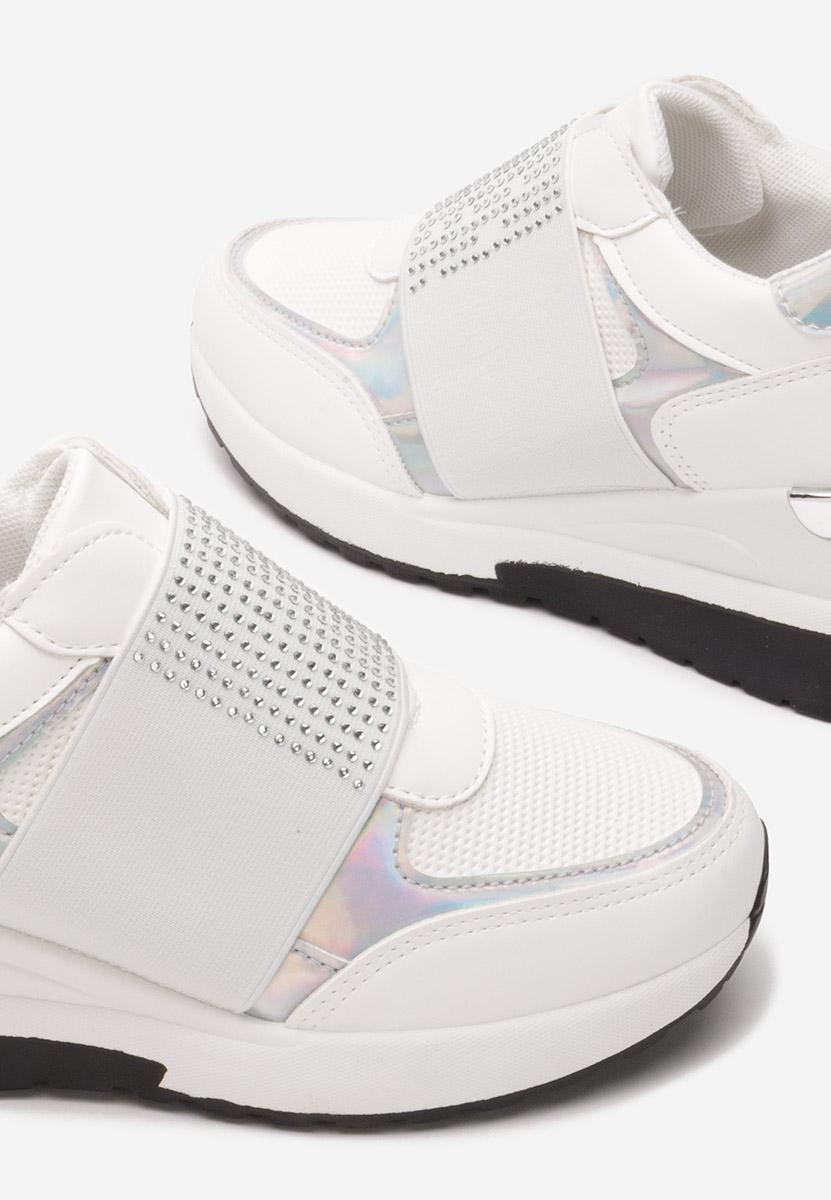 Valesca fehér platform sneaker cipő 