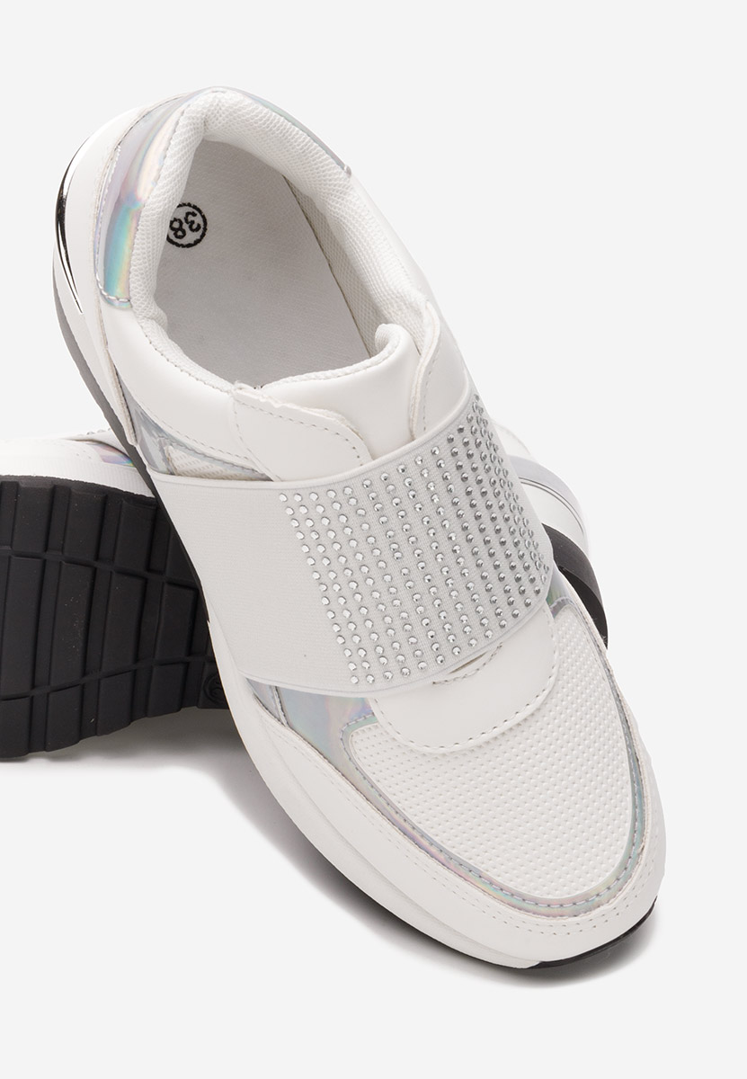 Valesca fehér platform sneaker cipő 
