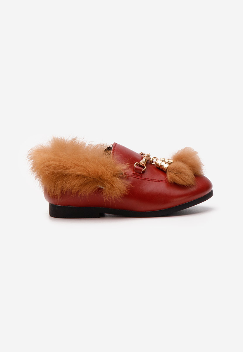 Emerly piros lány mokaszin