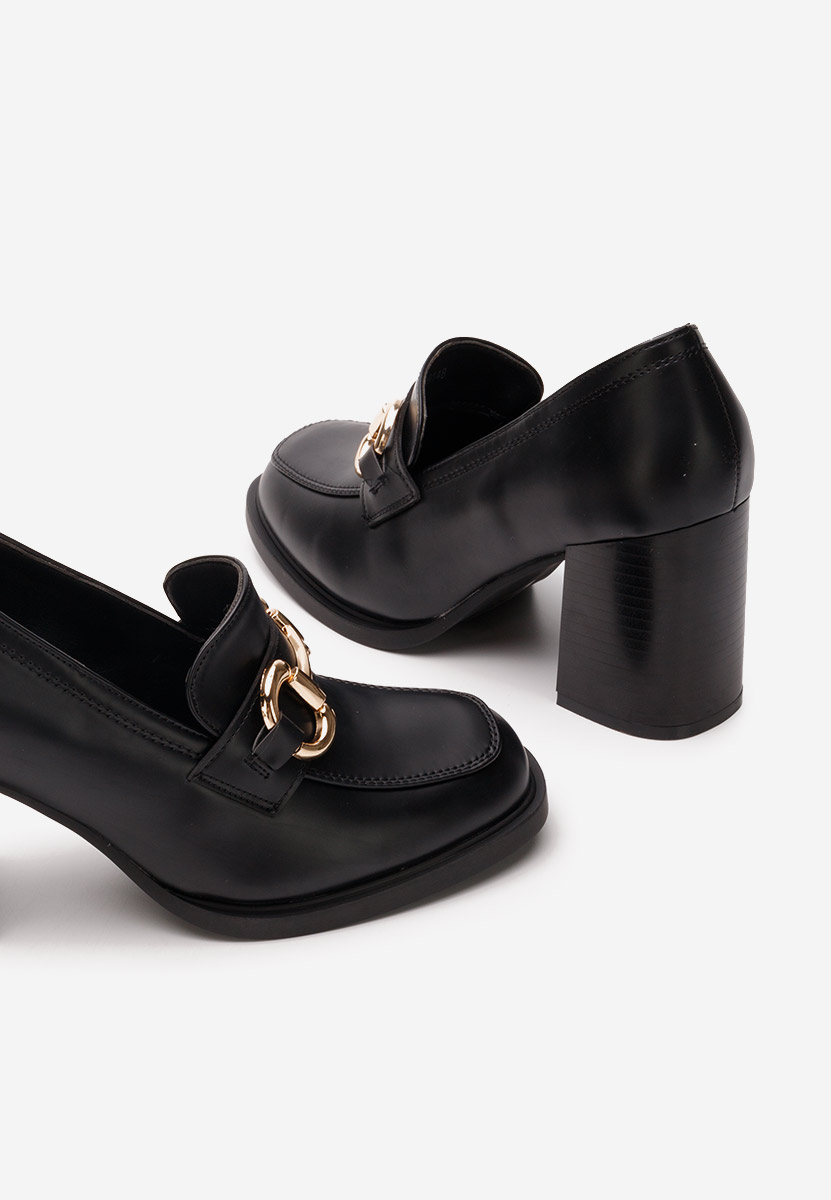 Kyrenia fekete női loafer cipő