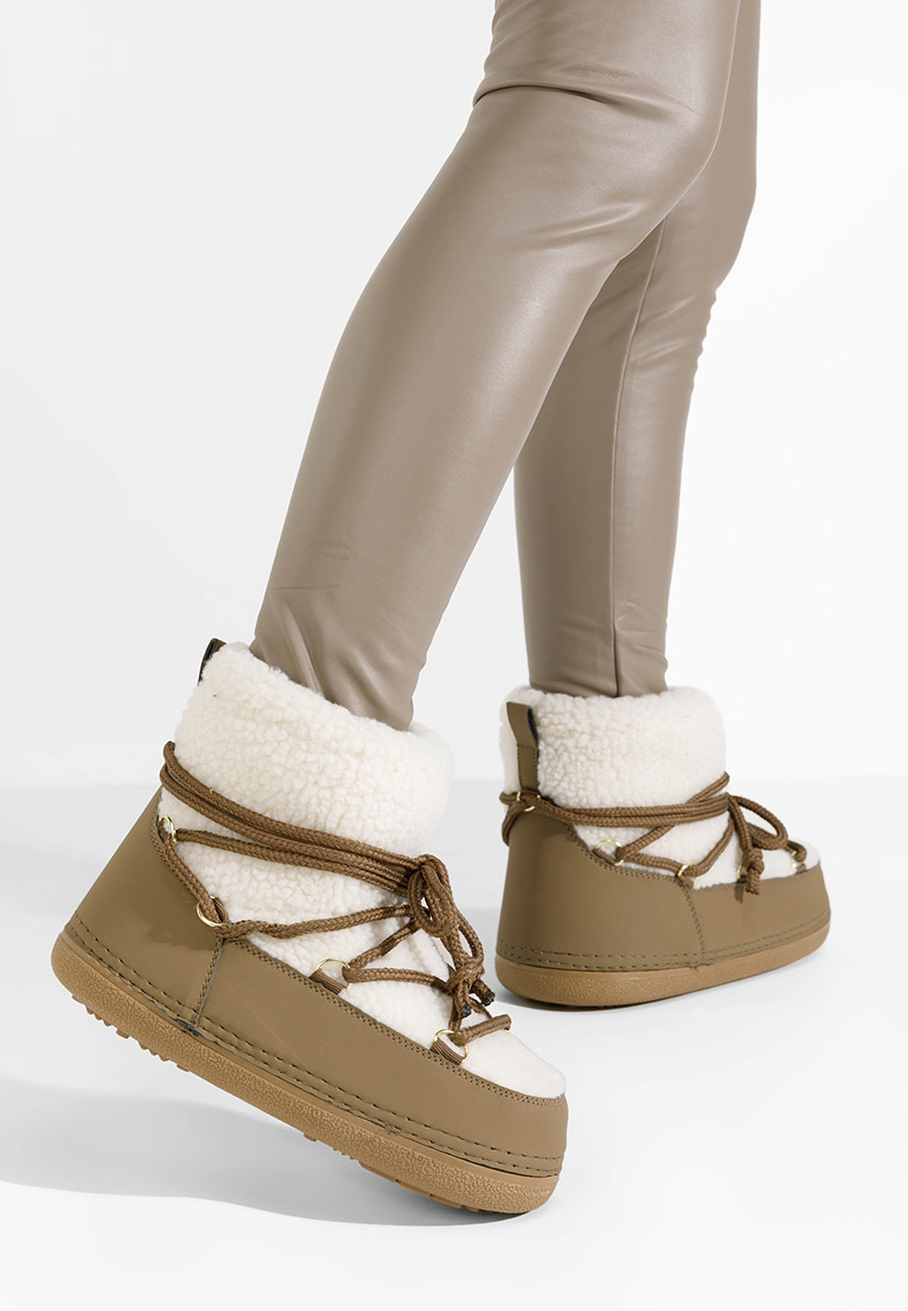 Vannesa khaki női hótaposó