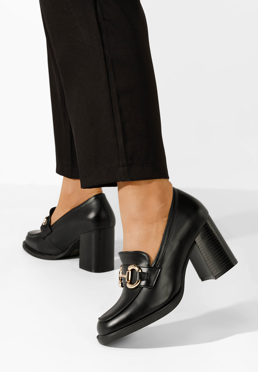 Kyrenia fekete női loafer cipő