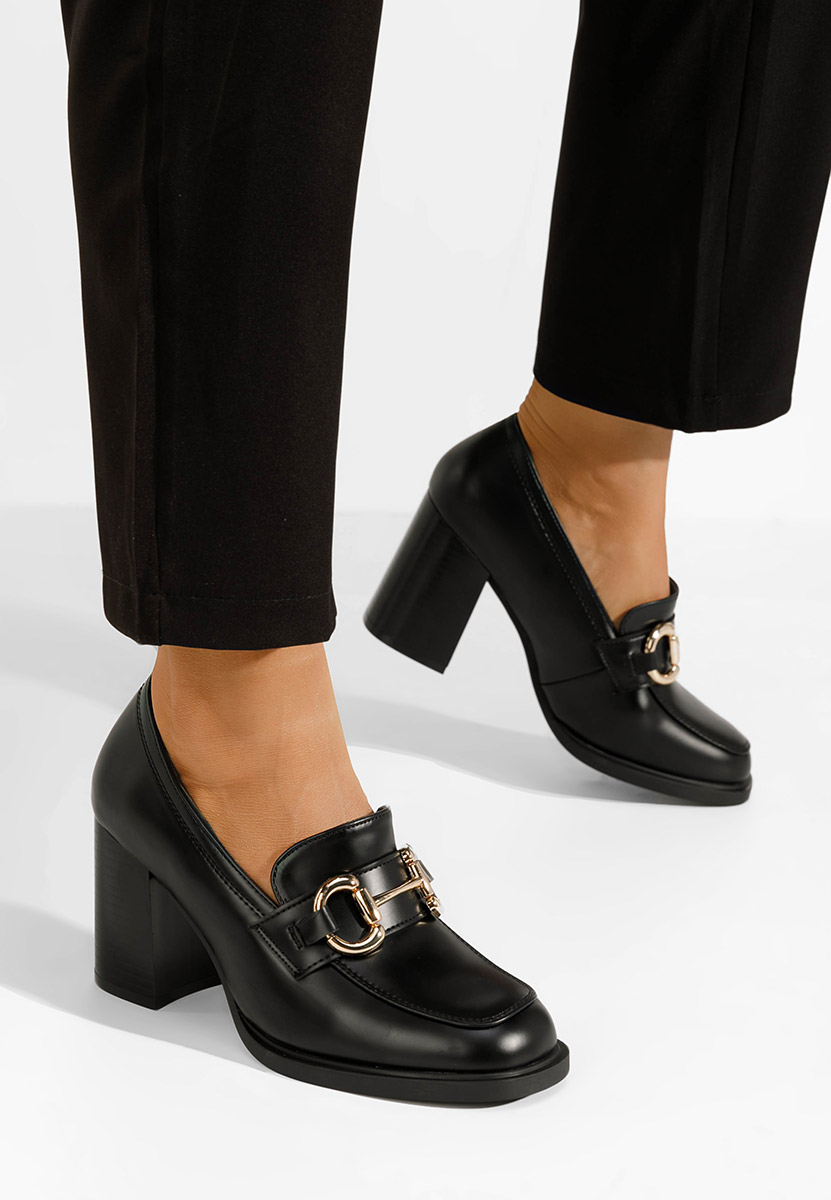 Kyrenia fekete női loafer cipő