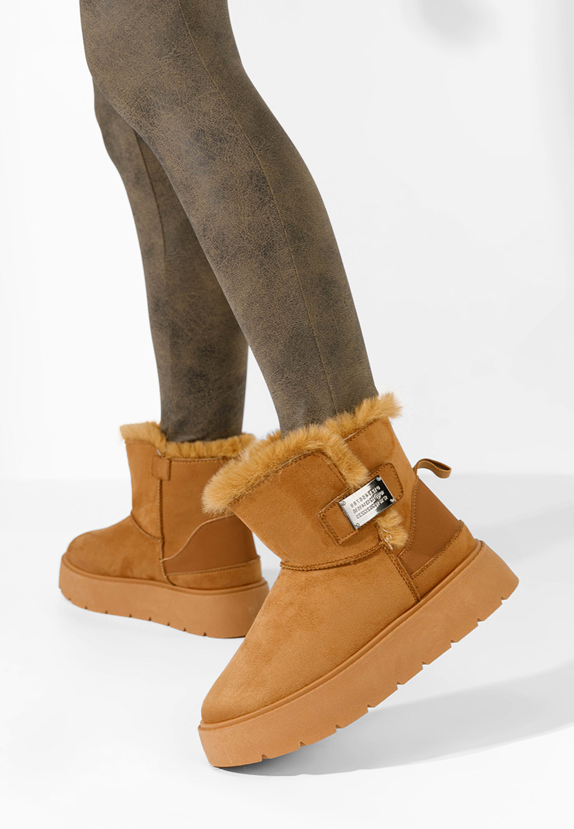 Natosha camel női téli csizma Natosha camel női téli csizma