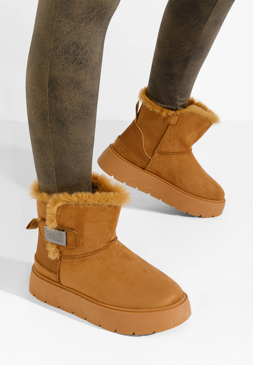 Natosha camel női téli csizma Natosha camel női téli csizma