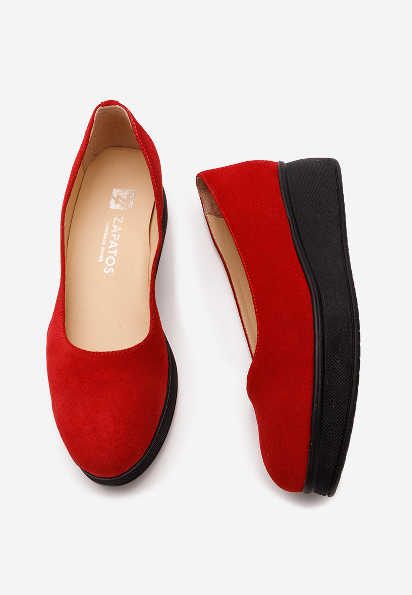 Cantoria v2 piros telitalpú platform cipő