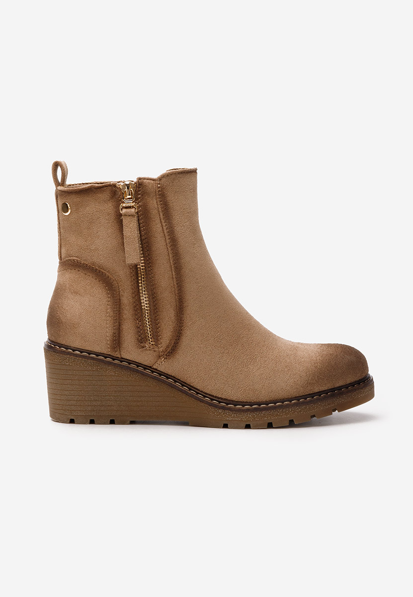 Odores v2 khaki női platform bokacsizma 