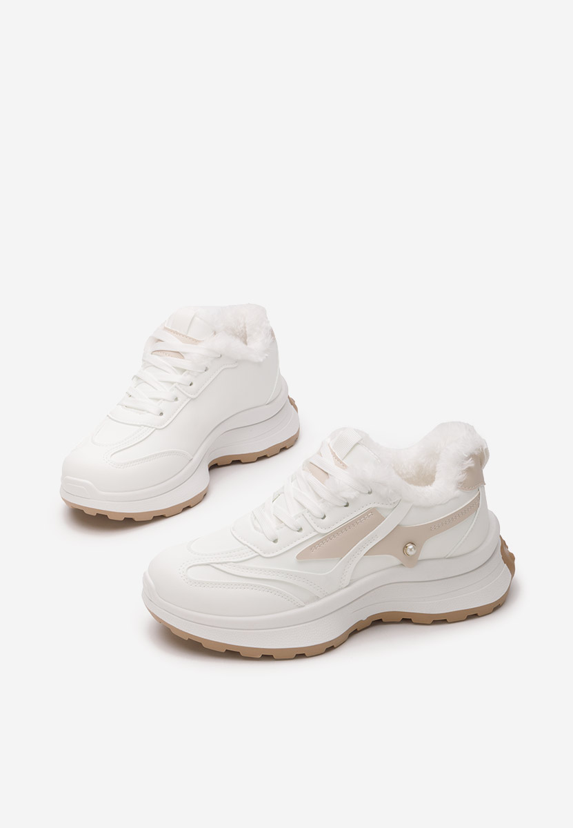 Elliza fehér női téli tornacipők