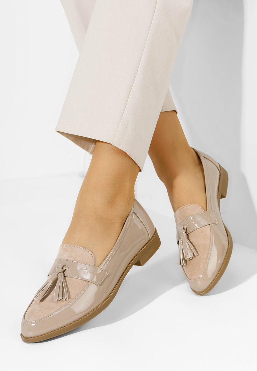 Kayia bézs női loafer
