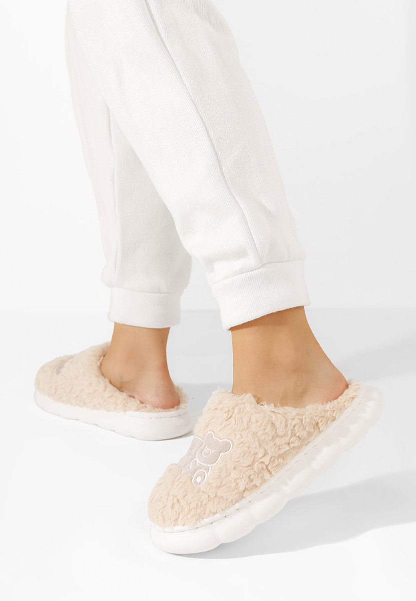 Tiena bézs női otthoni papucs